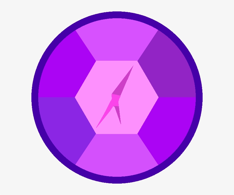 Cracked Amethyst Gemstone - Broome Community College Hornets, transparent png #925139