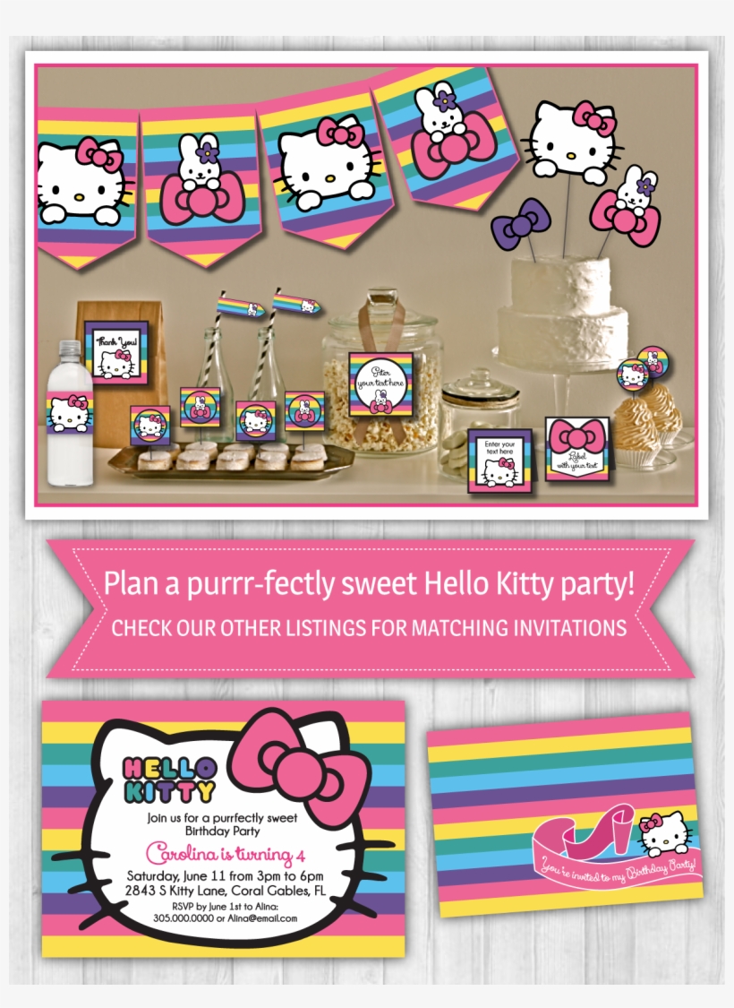 Hello Kitty Party Decor Pack - Hello Kitty, Hello 2007! Mini Wall Calendar, transparent png #925140