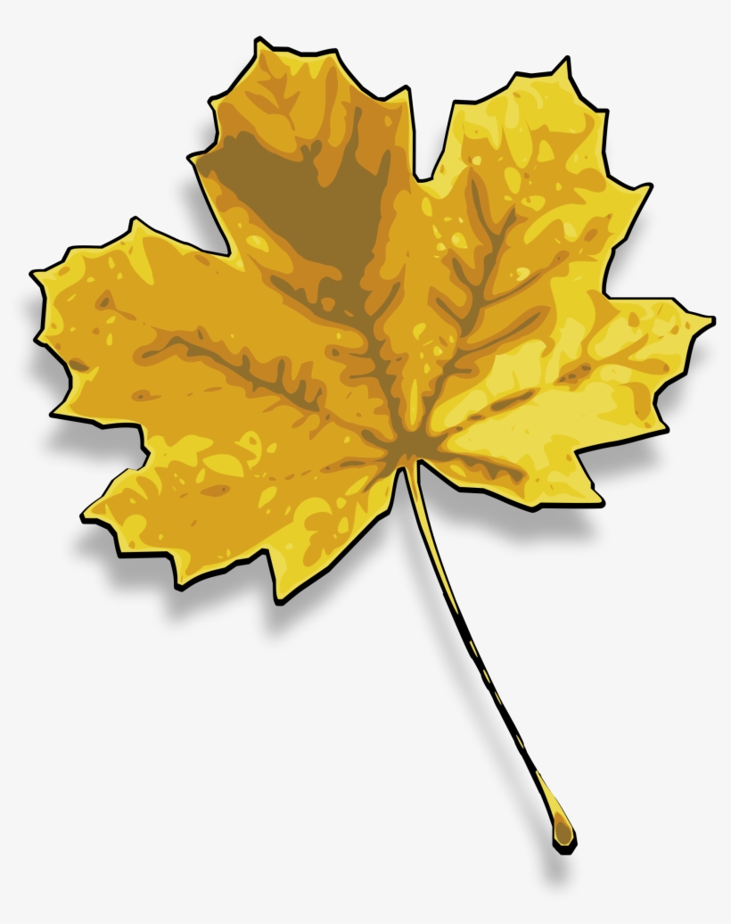 Big Image Png - Dried Leaf Clip Art, transparent png #925393