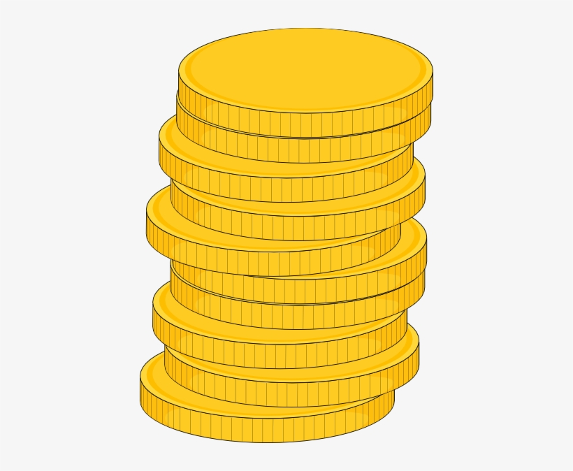Stack Of Coins Clip Art - Stack Of Coins, transparent png #925395