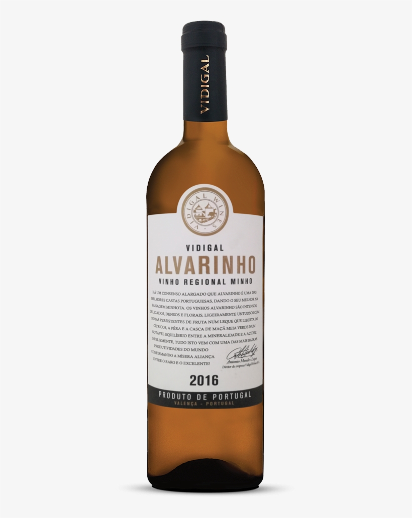 Vidigal Alvarinho - Wine, transparent png #925486