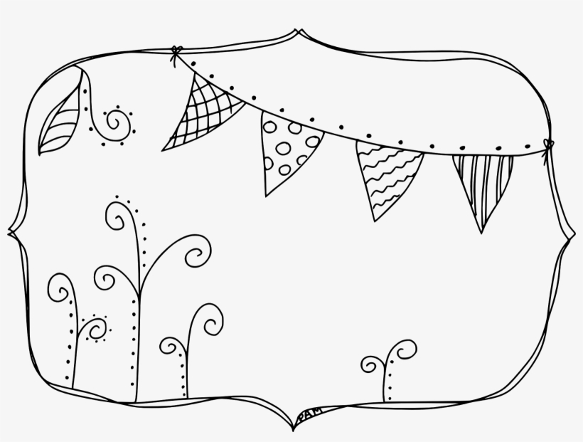 Collection Of Free Doodle Drawing Face Download On - Banner Drawings, transparent png #925489