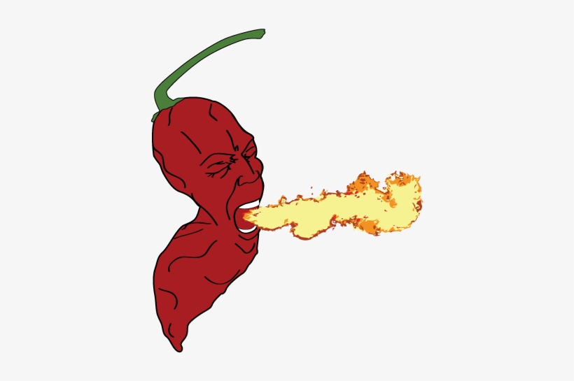 Chile Clipart Ghost Pepper - Ghost Pepper Clipart, transparent png #926090