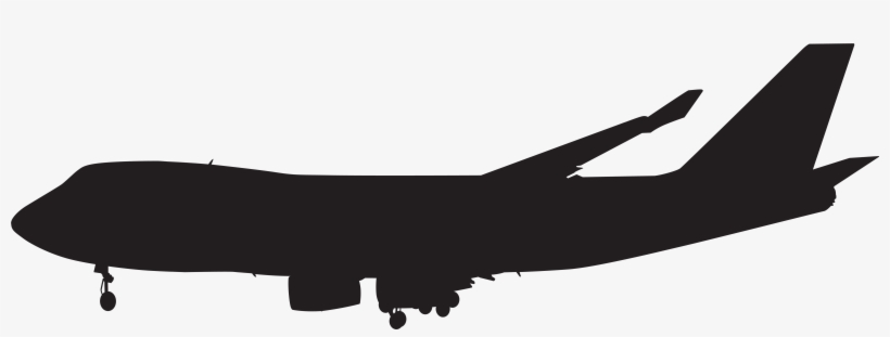 Airplane Silhouette Png - Boeing 747 Silhouette, transparent png #926409