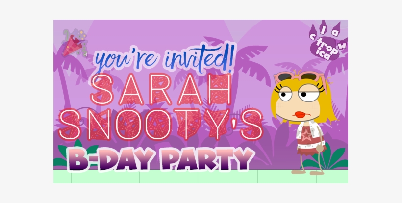Sarah=snooty-bday - Poptropica Reality Tv Island, transparent png #926689