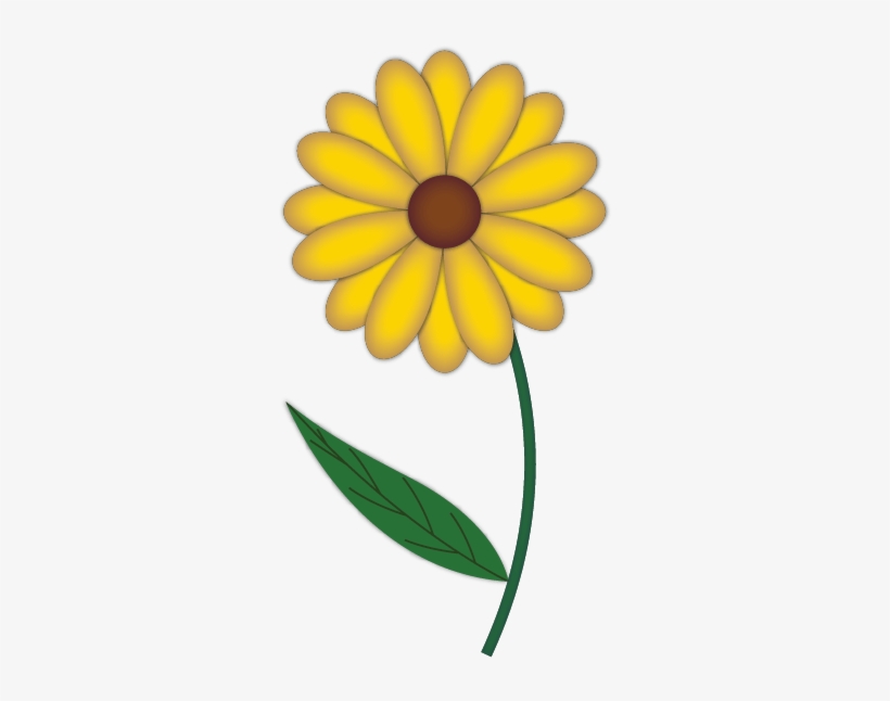 Yellow Flower To Draw, transparent png #926846