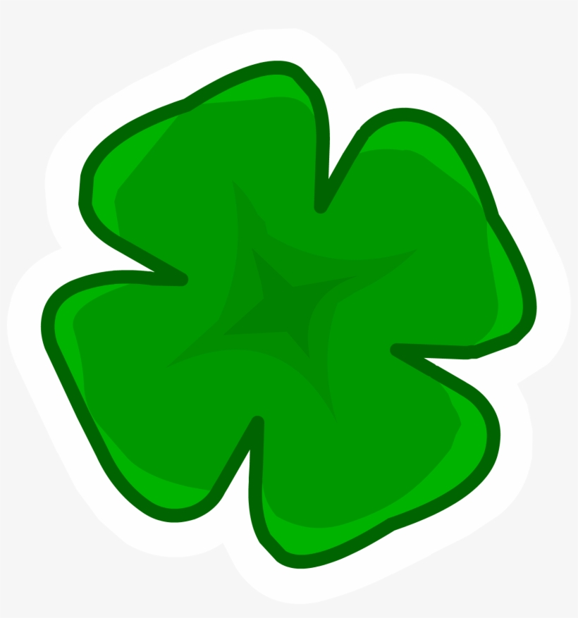 Shamrock Pin - Png - Four-leaf Clover, transparent png #926952