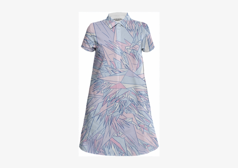Glass Shards Mini Shirt Dress $98 - Day Dress, transparent png #927319