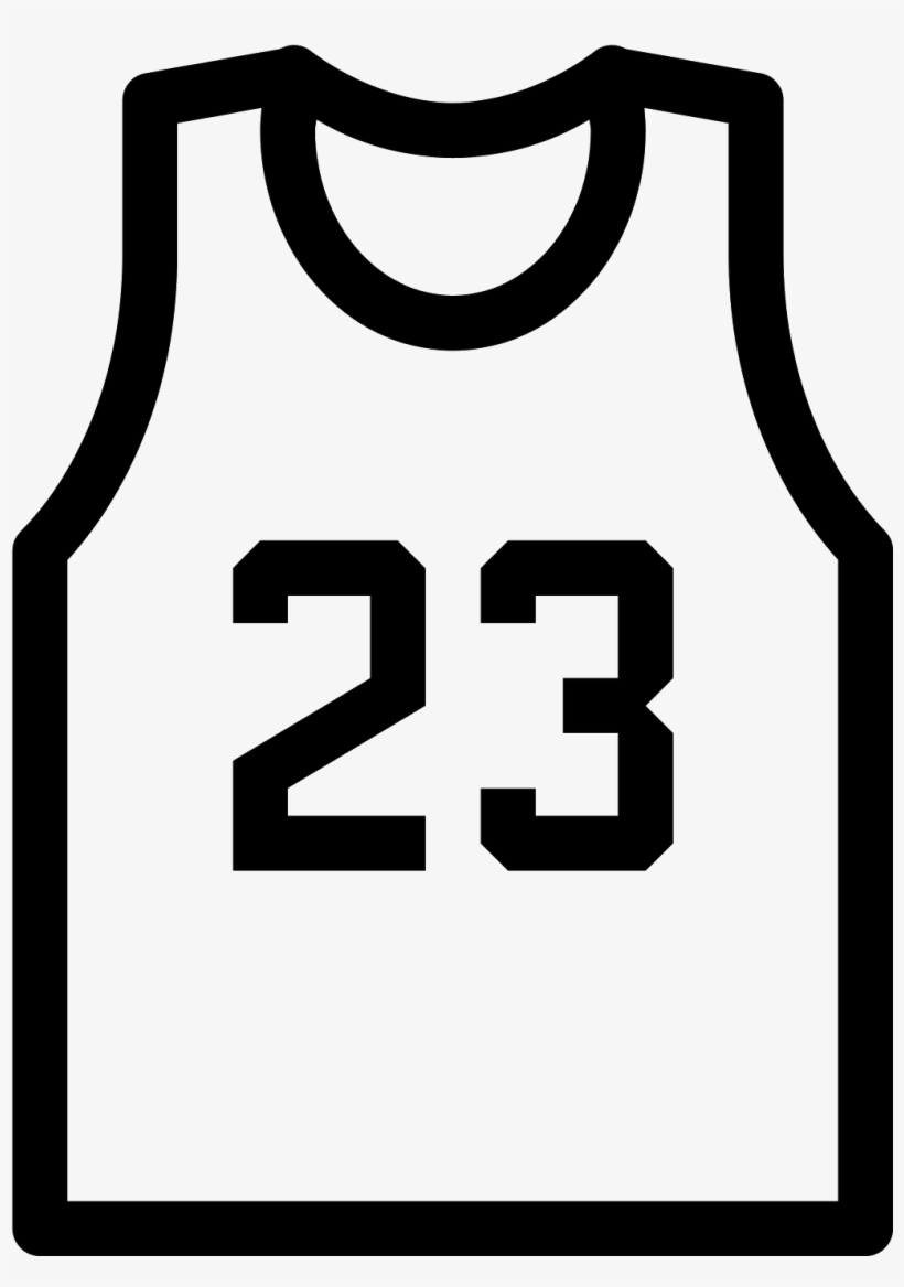 Basketball Vector Png - Basketball Jersey Icon Png, transparent png #927677