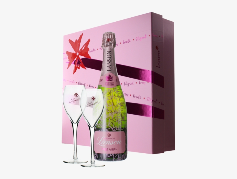 Gift Set Alicante 2 Champagne Flutes - Champagne Lanson, transparent png #927808