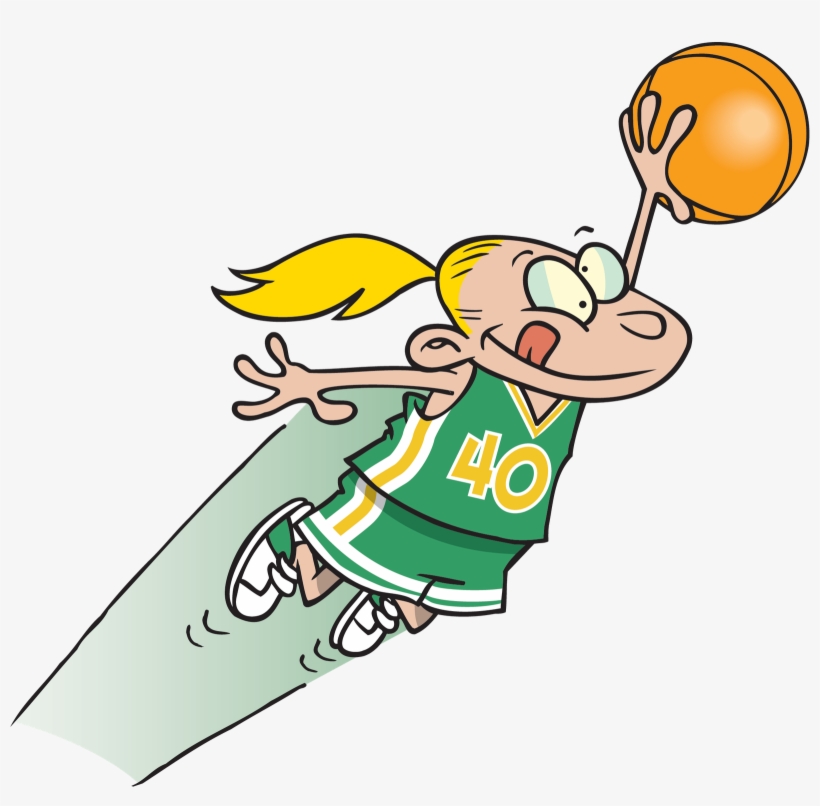 Black And White Clip Art Images - Basketball Clip Art Funny, transparent png #928032