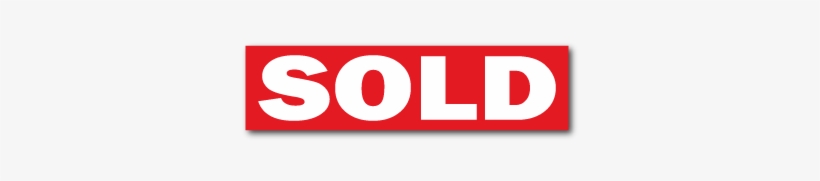 Sold Real Estate Sign Stickers, Pack Of - Sold Real Estate Sign, transparent png #928141