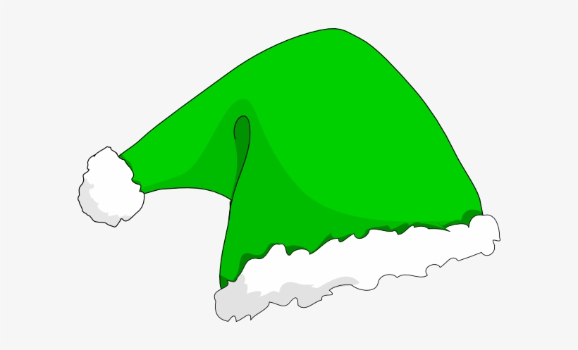 lime green santa hat