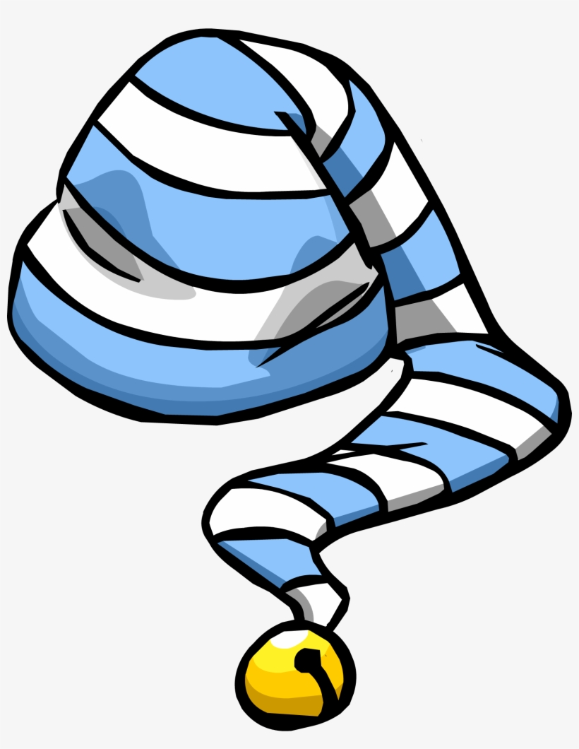 Drawn Santa Hat Club Penguin - Club Penguin Sleep Hat, transparent png #928362