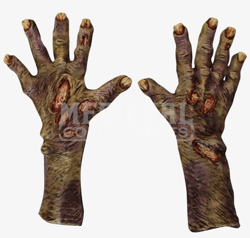 Zombie Hand Png Image - Latex Rotten Zombie Hands, transparent png #928406