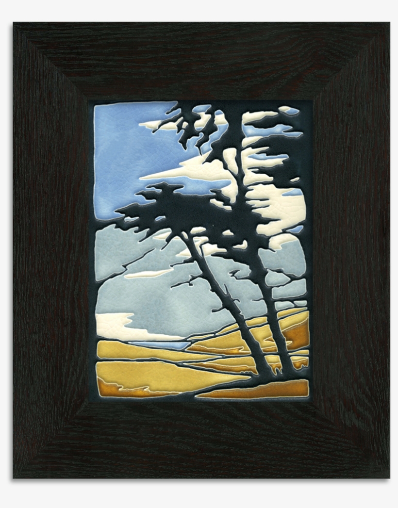 Tile In 2-inch Oak Park Frame - Arts And Crafts Movement, transparent png #928537