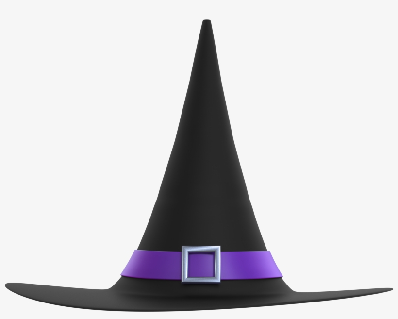 Witch Hat Black And Purple, transparent png #928539