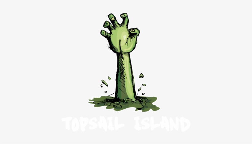 Zombie Hand - Cartoon Zombie Hand, transparent png #928577