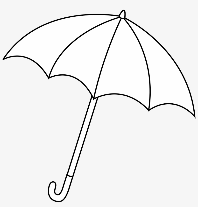 Umbrella Black And White Photos Of Umbrella Outline - Atlas I Don T Crave Death I Just Crave Peace, transparent png #928686