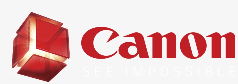 Canon Logo On Black Background - Canon Logo Transparent Background, transparent png #928840