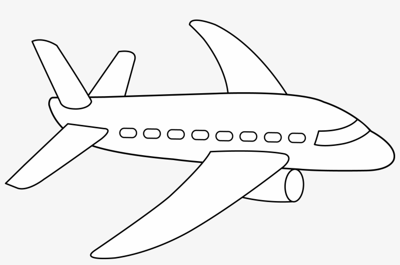 Airplane Coloring Page Free Clip Art, transparent png #929053