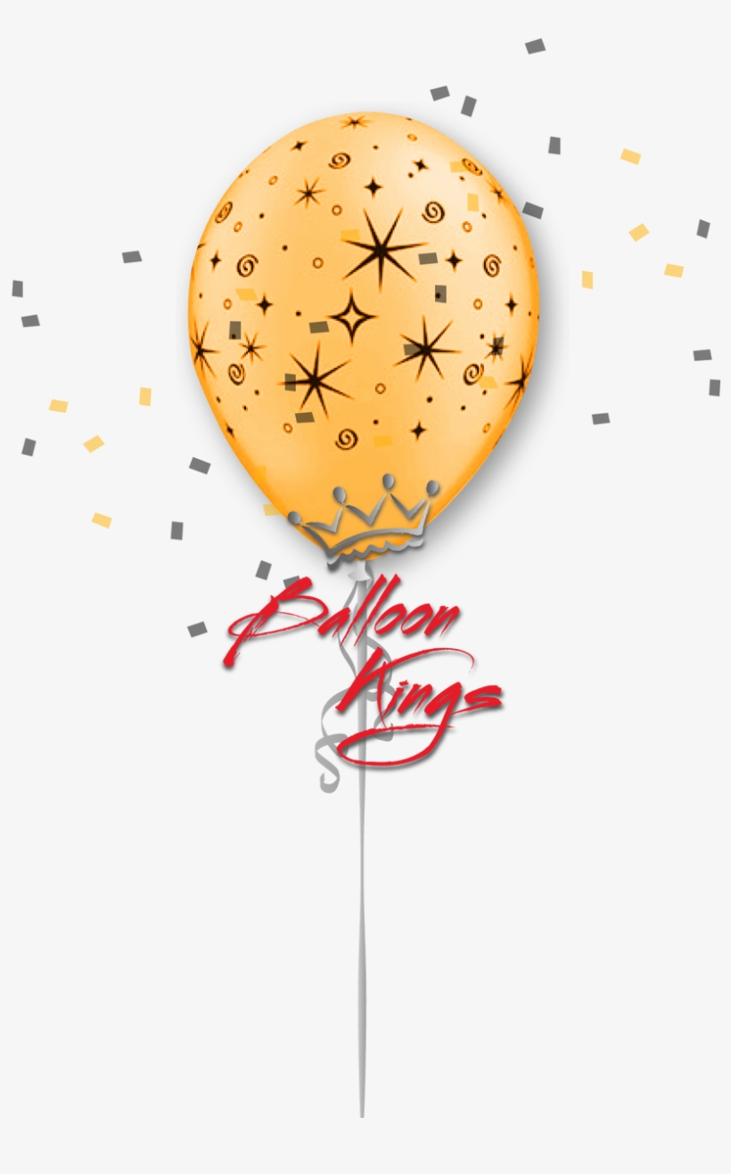 11in Sparkles Gold - 11" Sparkles & Swirls Silver & Onyx Black (50, transparent png #929163