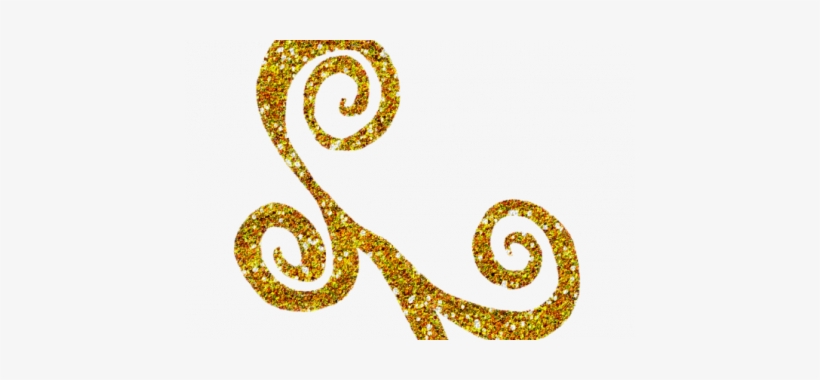 Sparkles Clipart Wacky Tacky - Gold Swirl, transparent png #929299