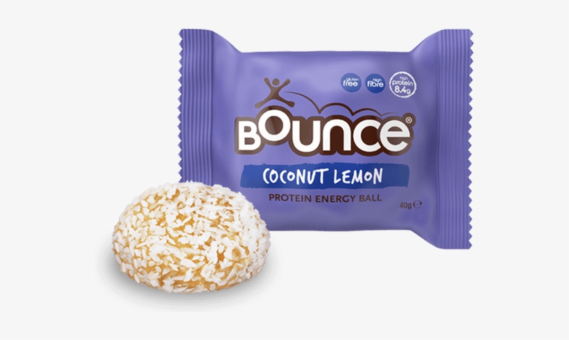 Coconut Lemon - Bounce Coconut Lemon Bounce Balls 40g, transparent png #929306