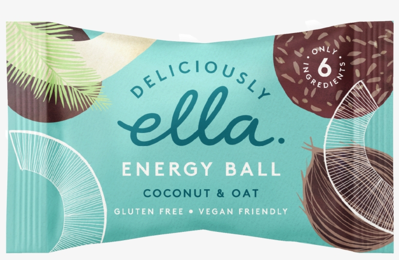 Deliciously Ella Coconut & Oat Energy Ball X - Deliciously Ella Packaging Of The World, transparent png #929358