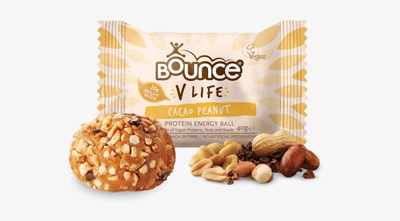 V Life Cashew And Peanut 40g Bounce, transparent png #929381