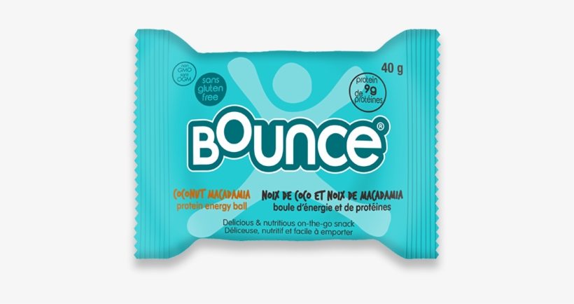 Bounce Coconut & Macadamia Protein Bliss Energy, transparent png #929472
