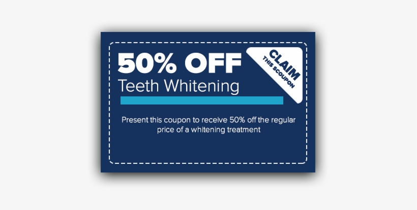 50% Off Teeth Whitening - 50% Off Of Teeth Whitening, transparent png #929956