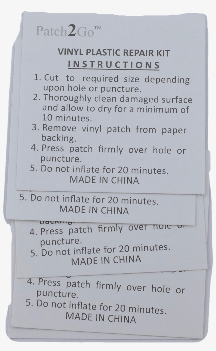 Patch2go Tent Repair Kit - Ink, transparent png #9200236