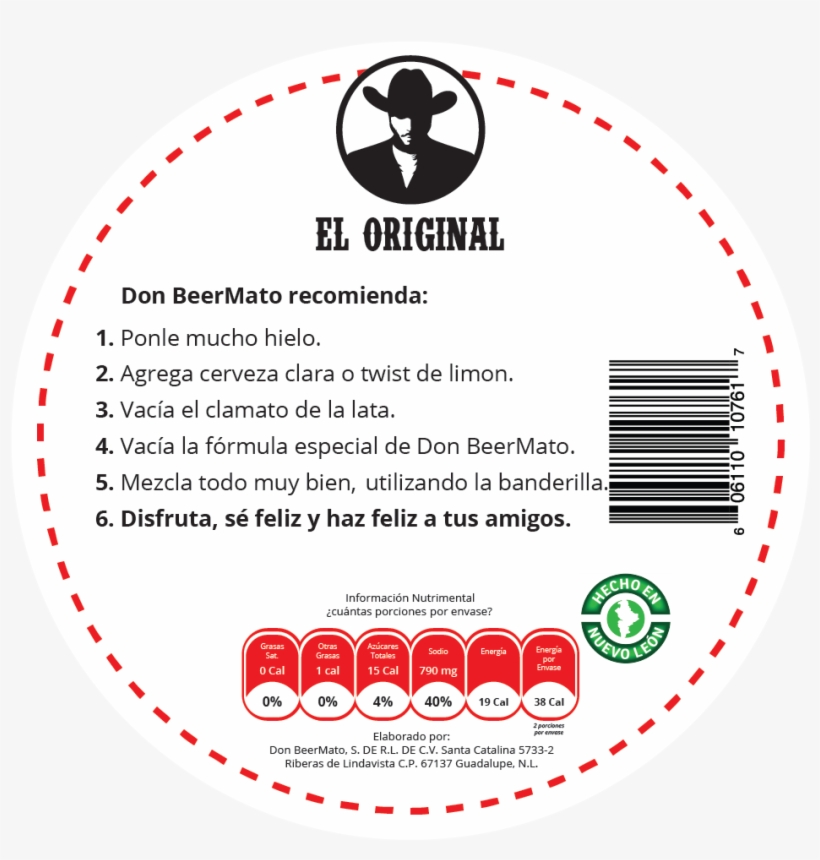 Etiqueta-01 - Michelada, transparent png #9200364