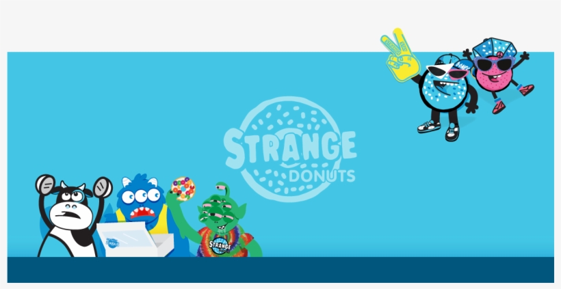 Strange Donuts - Cartoon, transparent png #9200400