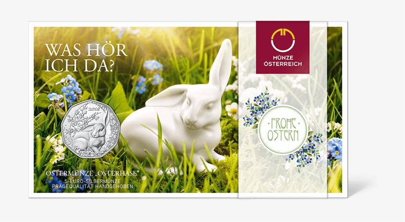 5-euro Easter Bunny Blister Pack - Austrian Mint, transparent png #9200407