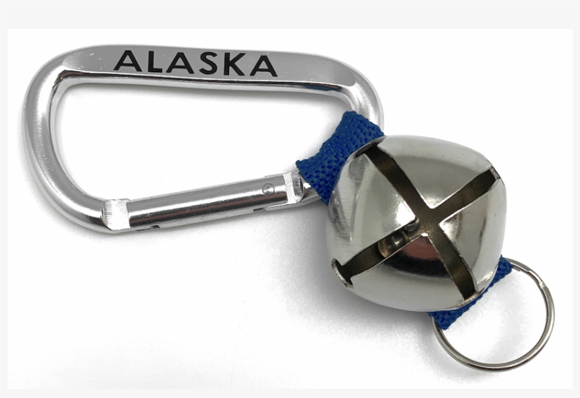 Carabiner Bear Bell Keychain - Carabiner, transparent png #9200598