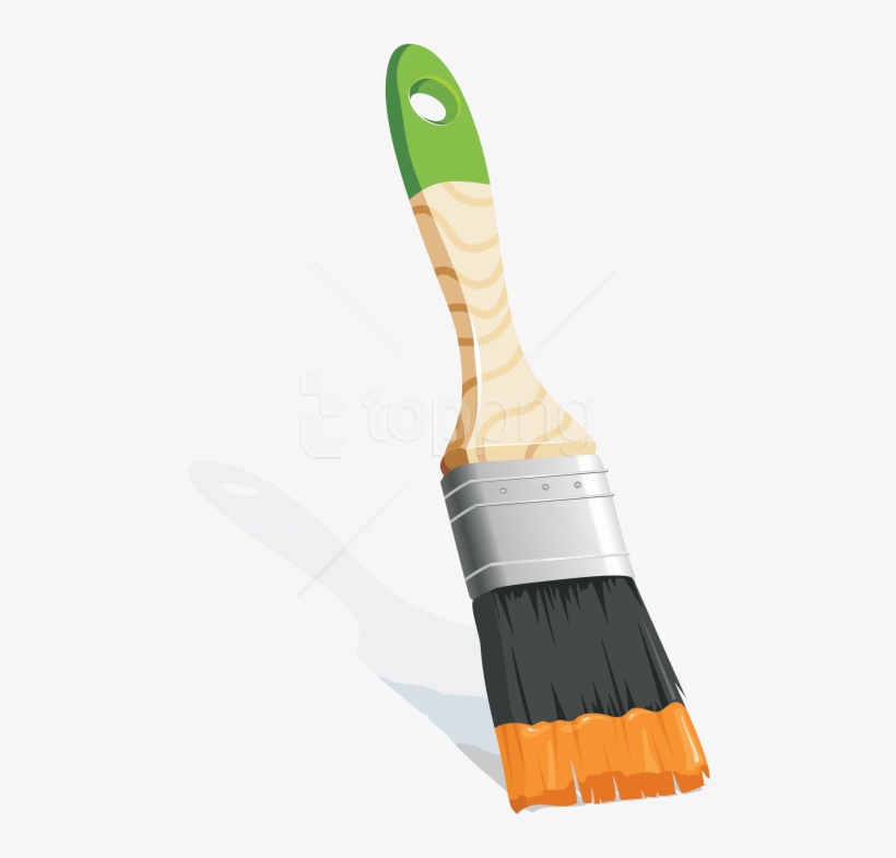 Free Png Download Paint Brush Clipart Png Photo Png - Кисть Png, transparent png #9201473