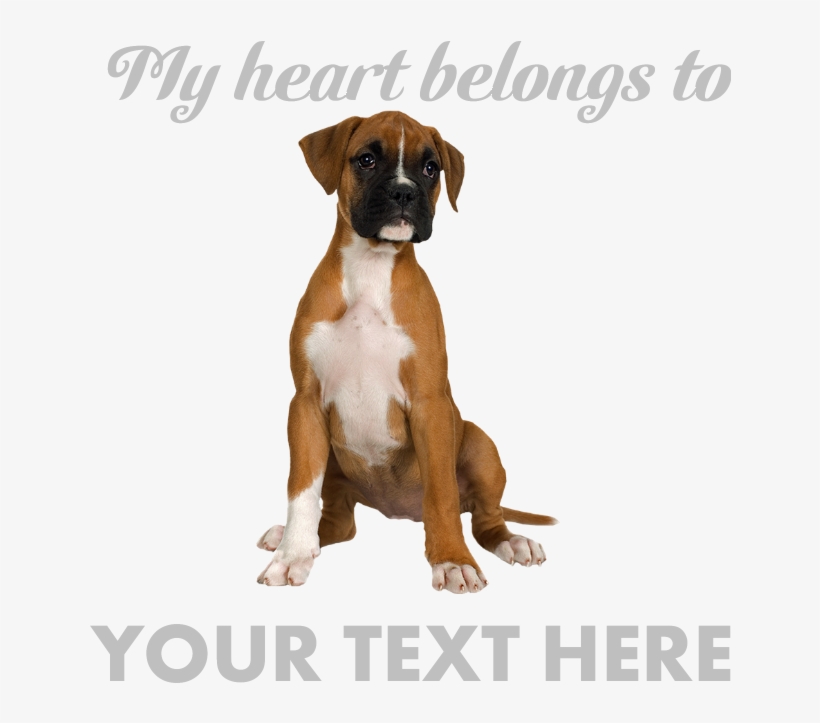 Personalized Boxer Dog T - Transparent Background Wine Emoji, transparent png #9202516