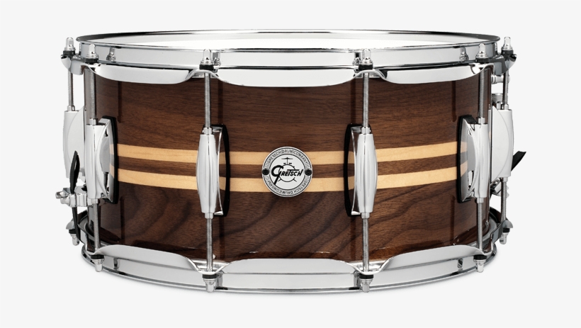 Gretsch Full Range Walnut Snare Drum 14″ X - Gretsch S1 6514w Mi, transparent png #9203571