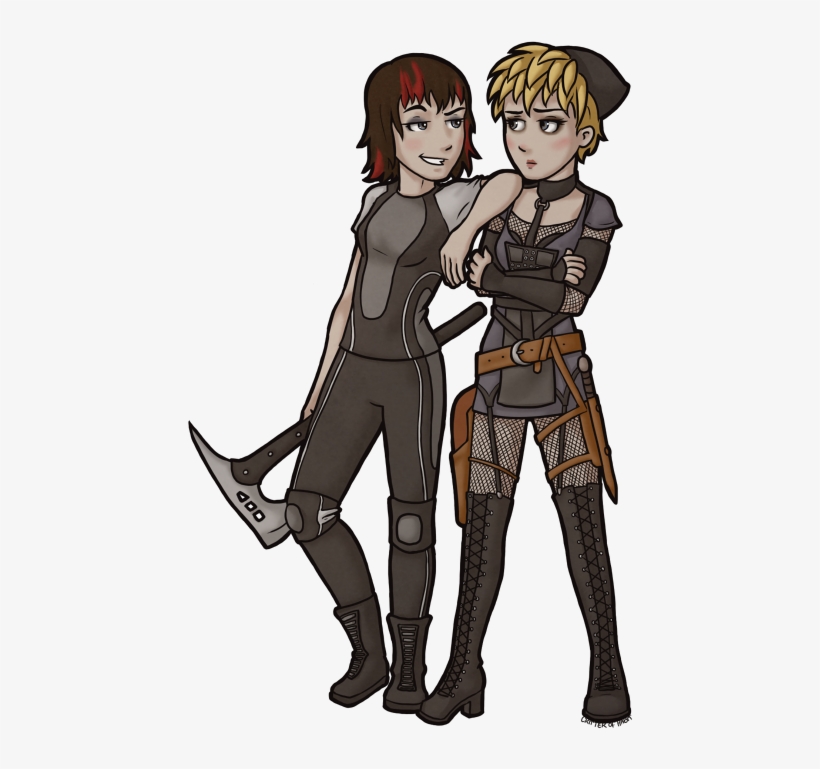 Johanna Mason From Catching Fire Hitting On Rocket - Sucker Punch Animes Png, transparent png #9204617