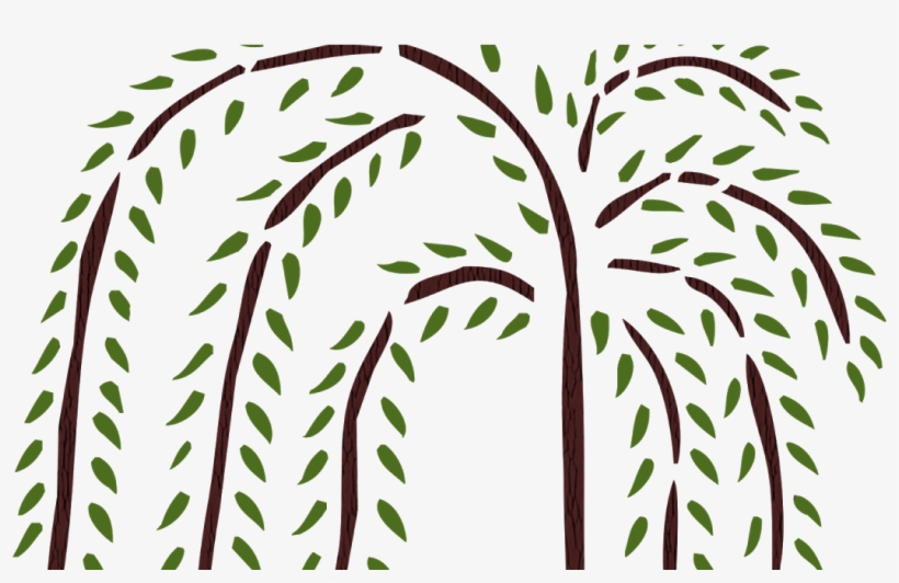 Weeping Drawing Trees - Drawing Weeping Willow Clip Art, transparent png #9204930
