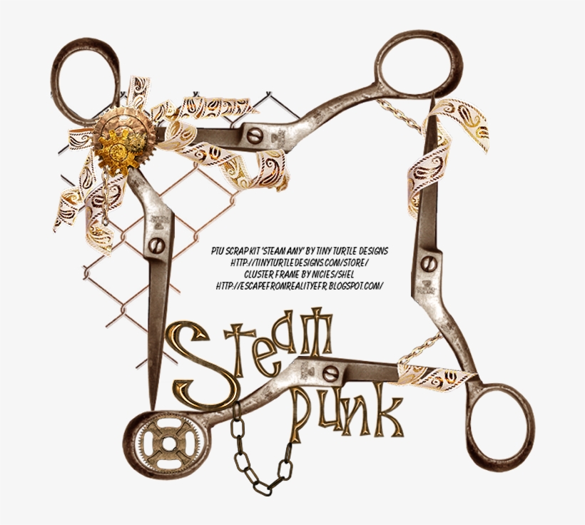 These Lovely Steampunk Clusters & Cluster Frames Were - Keychain, transparent png #9205058