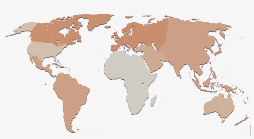 Ttx World Map - Countries That Were Nuked Twice, transparent png #9205381
