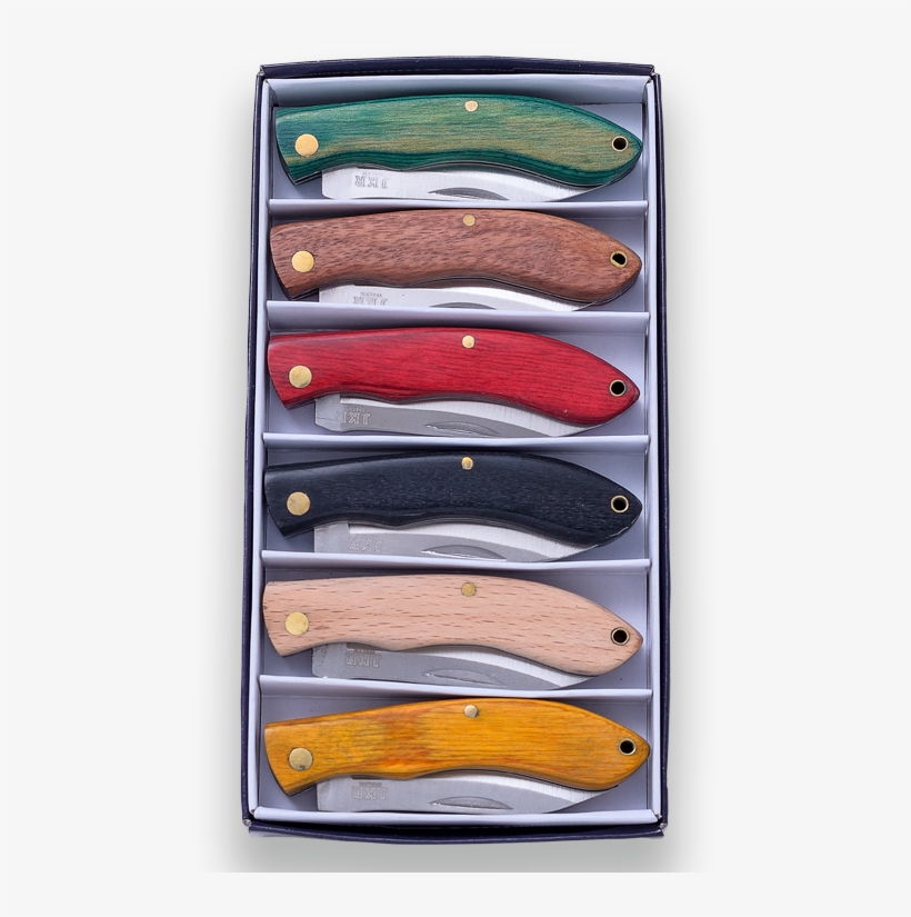 Kit Of 6 Piece Pocketknives, 6 Cm Blade Length And - Utility Knife, transparent png #9205907