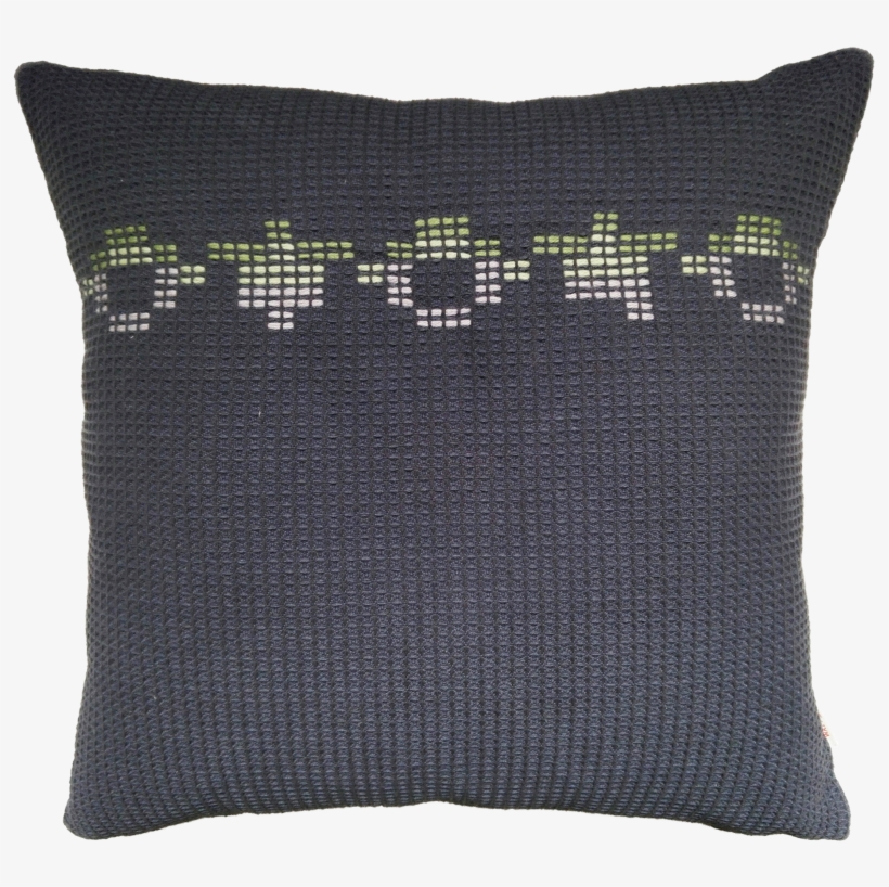 Tillingham Organic Cotton Hand Embroidered Navy Green, transparent png #9206134
