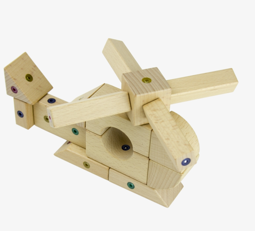 Magnetic Wooden Building Blocks, 30 Piece Discovery - Plywood, transparent png #9206204