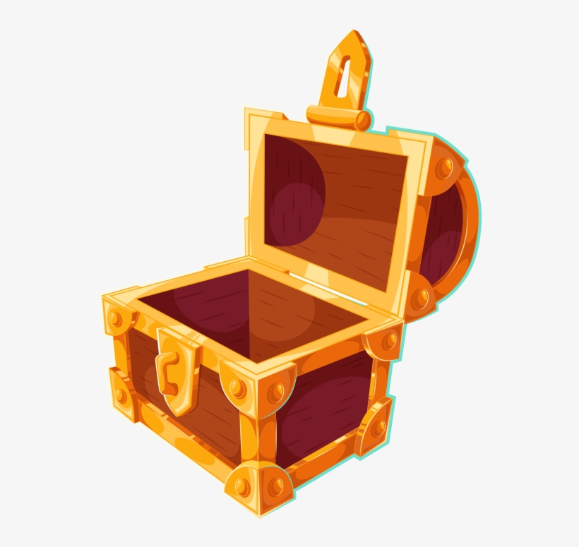 Empty Treasure Box Transparent Background Png Image - Empty Treasure Chest Transparent Background, transparent png #9206241