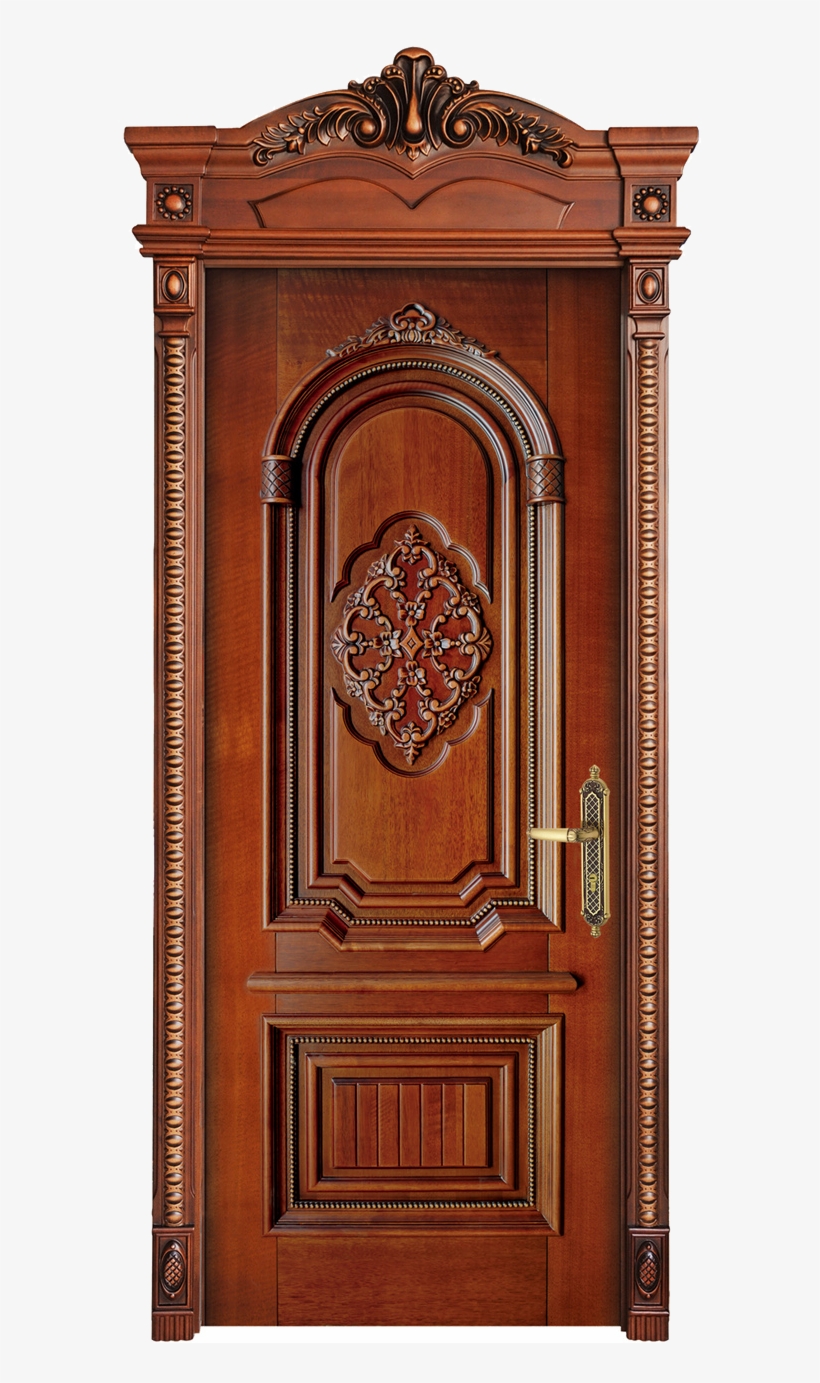 Wooden Door W4004 - Home Door, transparent png #9206513