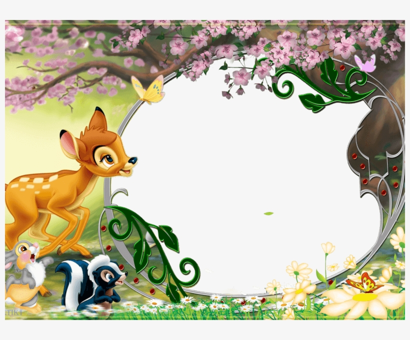 Marcos Adoptados Para Mis Trabajos ♥ ♥ ♥ Galería De - Bambi And Thumper And Flower, transparent png #9206559